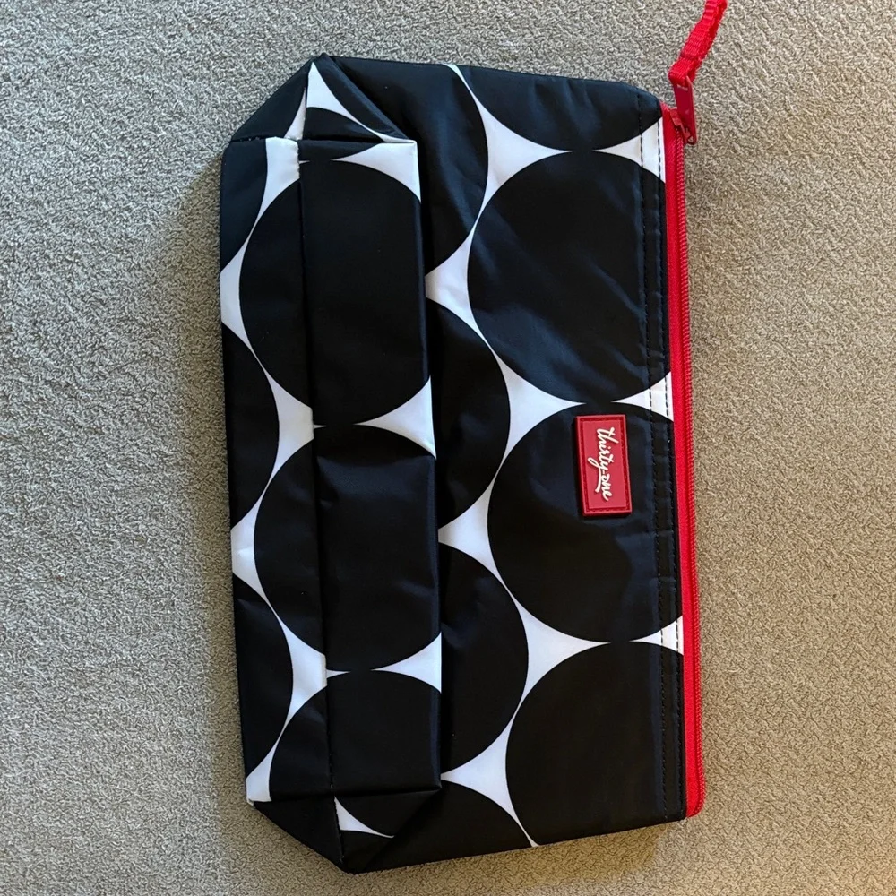 Thirty-One Black and White Makeup Organizer